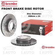 GENUINE BREMBO FRONT BRAKE DISC ROTOR PORSCHE CAYMAN (987) 2.7 BOXTER (987) 2.7