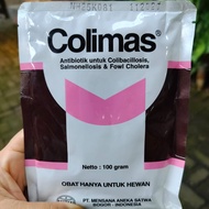 Colimas 100 gr Antibiotik Obat Ayam Cholera Kolera