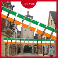 Ireland String Decoration Flag Irish Pull Flag Double-Sided Bunting Flag