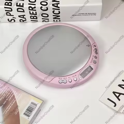 LCD Screen Display Portable CD Player USB Port High Quality Sound Walkman CD Player Looping Function