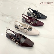 VALERIE 2cm Tofu Heel Shoes V322-A33 Glossy 35-41