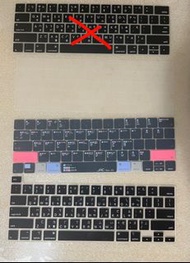 適用Macbook12/air13/Pro13.3/14/15/16寸注音/倉頡鍵盤膜