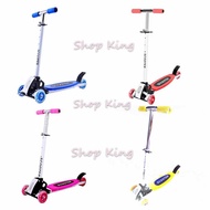 ‼️READY STOCK‼️Kids Scooter Foldable and Adjustable 4 Wheels Scooter/skuter budak