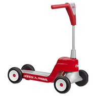 RADIO FLYER 小浣熊二合一滑步滑板車 載重20kg以下 59 x 33 x 46~63cm 1個 Red