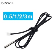 W1209 50CM 1M 2M 3M NTC Thermistor Temperature Sensor Waterproof Probe Wire 10K 1% 3950 W1209 W1401 