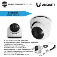 Ubiquiti UniFi UVC-G6-Turret G6 4K AI Camera with Night Vision, 8MP, PoE, Face & License Plate Recog