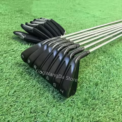 male 2024New 790 Golf Clubs black P790 Golf Irons Fourth generation 7pcs 4-9P R/S/SR Flex Steel/Grap