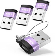 USB C Female to USB Male Adapter Pack of 4 Type C to USB A Converter Compatible with iPhone 13 12 Pr