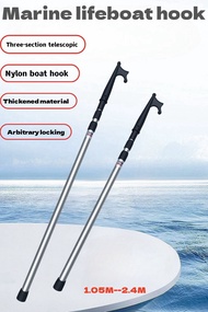 winibo Heavy-Duty Marine Boat Hook Telescoping 3-Stage Pole (3.5-Feet to 7.8-Feet 105 to 240 cm)