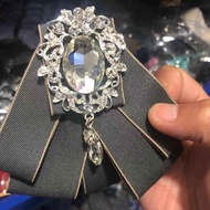 ✨2025✨ Diamond Collar Bow Tie Men Rhinestone Men's Bow Tie Gentleman Suit Bow Tie Groom Groomsman Dr