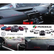 Proton Perodua Leather Car Dashmat Dash mat Dashboard Sun Cover viva aruz iriz exora preve persona w