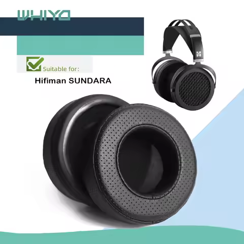 Whiyo Replacement Ear Pads for Hifiman SUNDARA Headphones Cushion Sleeve Velvet Earpad Cups Earmuffe