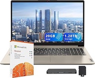 Lenovo IdeaPad 1 15.6" HD Laptop, Intel Celeron N4500, 20GB RAM, 1TB SSD+128GB eMMC, Intel UHD Graph
