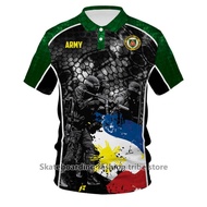 【Spot plus-size】 GENERIC ARMY DESIGN TACTICAL POLO SHIRT FULL SUBLIMATION JERSEY POLO SHIRT FOR MAN 