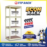 TTF Rack™️ ECON RACK Boltless Rack Height: 152cm 4Levels Ktichen Storage Rack Boltless Rack Rak Besi