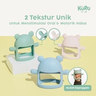 KURU BABY ST4 Silicone Teether BPA Free BABY Teether | Premium Baby Teether 3+ Months Food Grade