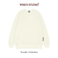 Local brand WISEN thick cotton sweatshirts wide form oversize unisex