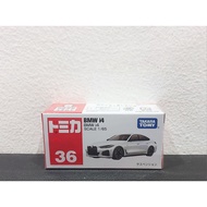 Tomica No model car. 36 BMW i4 - Made in Vietnam