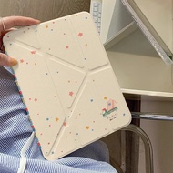 Plaid Colorful Star Printing iPad case Suitable for Apple air6/5 Tablet Protective case ipad10 Prote