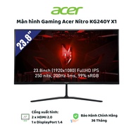Acer Nitro KG240Y X1 24 inch Gaming Monitor (FHD/IPS/200HZ/1MS/LOA) - Genuine 3 Year Warranty