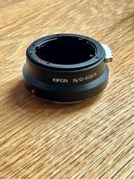 Kipon Nikon G Lens To Canon EOSR Mount Adaptor 尼康轉佳能鏡頭轉接環