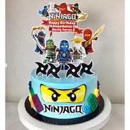 Cake Topper ninja Gogo Suit gor 8inch to 9inch cake