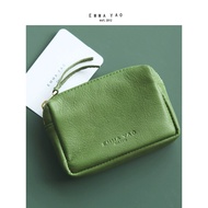 dompet perempuan dompet perempuan kecil EMMAYAO Women's Genuine Leather Coin Purse