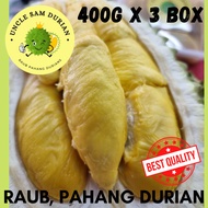 [Uncle Sam Durian] 1.2kg Dehusked Premium Mao Shan Wang/Black Gold Durian from Raub, Pahang.