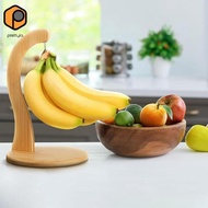 [prettyia] Bamboo Banana Holder Banana Keeper Keeps Fruits Fresh Sturdy Banana Hanger