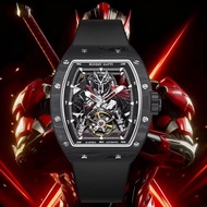 BONEST GATTI Men Watches Automatic Mechanical  Carbon Fiber Fluorine Rubber Strap BG9009