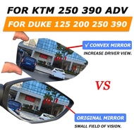 Motorcycle Convex Mirror Increase Vision Rearview Mirrors Side Mirror View Lens For KTM 250 ADV 390 