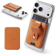 ESR HaloLock Magnetic Vegan Leather Wallet with Finger-loop Grip