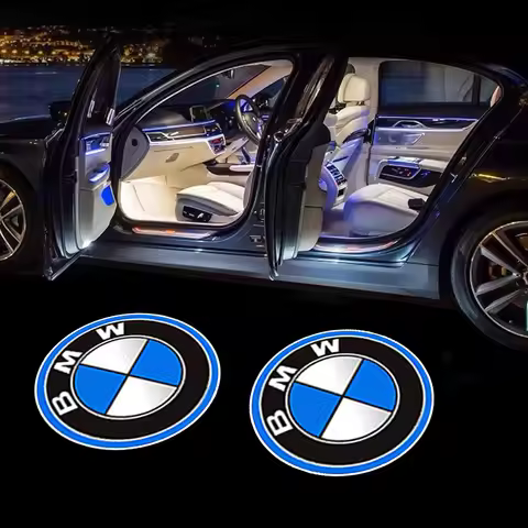 LED Car Door Welcome Light Car Emblem Projector Light For BMW X1 X3 X5 X6 1 2 3 5 7 Series F15 F16 F
