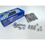 JASMA®  titanium head studs 4G93 FIT : 4G93  NA & Turbo model 31019