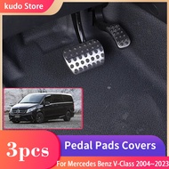 Car Foot Pedals for Mercedes Benz V-Class Viano W639 W447 2004~2023 Valente EQV Rest Brake Pad Fuel 