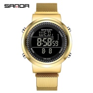 [100% Original] Sanda 384 Women Digital Wrist watches Womens Watch/Watch for women/Jam tangan wanita
