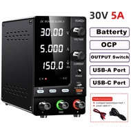 ใหม่ล่าสุด DC Lab แหล่งจ่ายไฟไทเทเนียม Anodized มอเตอร์เริ่มต้นสั้น Killer OCP ปรับ 120V 2A 30V 10A 