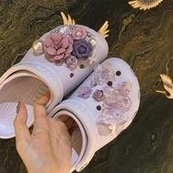 Iris Garden Shoe Decorations - Flower Holes & Bone Clips | Adorable Accents for Girls' Shoes