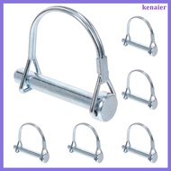 💍 6Pcs Silver Square Locking Pins for Trailer Stability and Alignment 11.8X5.4X0.2in