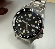 38mm seiko skx013 機械錶 黑水鬼 潛水錶  非skx007 diver 200m