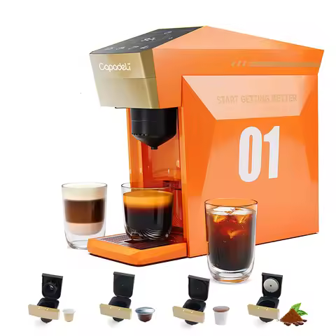 multi capsule espresso machine 19Bar Coffee machine 4IN1 Pod coffee machine DG NS k-cup Powder