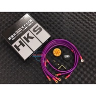 HKS Grounding Cable / Car Body Ground Cable 6 Point Wire Kit