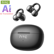 HTC NE55 AI Translation Real-time Translation Bluetooth Earbuds Clip-on TWS Earphones Bluetooth 5.4 