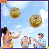 olimpidd|  Transparent Glitter Beach Ball Odorless Beach Ball for Children Sparkling Beach Ball for Summer Fun Ideal for Pool Parties and Water Activities Safe and Durable Glitter