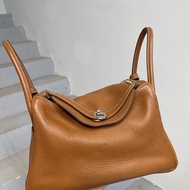 愛馬仕Hermes 金棕lindy 30 框O刻 肩背包
