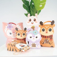 Cute Animal Cartoon Gift Candy Box for Kids | Portable With Hanging Gift Box For Party Door Gift Wedding Baby Fullmoon
