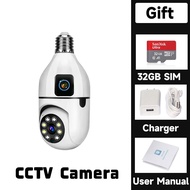 กล้องวงจรปิด360 wifi กล้องวงจรปิดเลนส์คู่ กล้องวงจรปิดดูผ่านมือถือv380 Pro กล้องวงจรไรสาย5g With การ