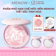 SVIP [GIVE BLUSH] MENOW Vietnamese glass powder, thin, light, natural, oil-controlling essence 7gr