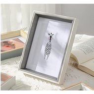 4R/6R/8R/A4 Nordic Style Photo Frame Wall Decoration Frame Art DIY Display Frame Natural Solid wood 