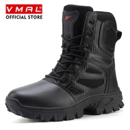 VMAL High Top Hiking Ankle Boots - Men's Desert Tan Tactical Waterproof Training Shoes, Designed for